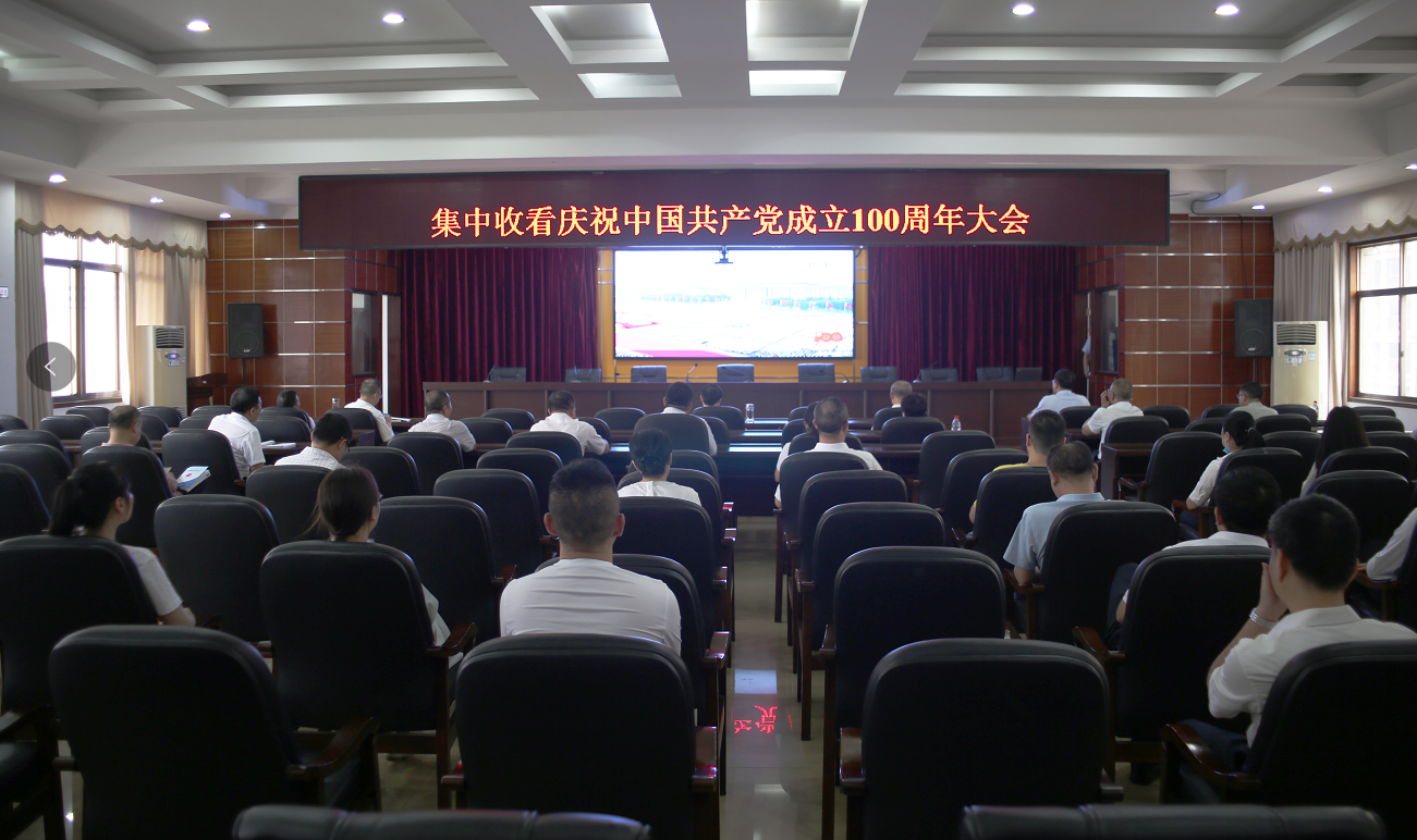 衡陽(yáng)市司法局集中收看慶祝中國(guó)共產(chǎn)黨成立100周年大會(huì)